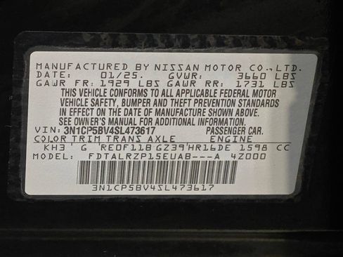 Used 2025 Nissan Kicks Play S FWD image 40