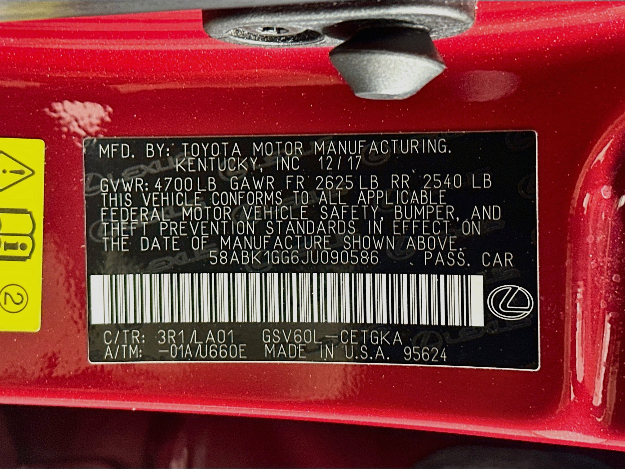 Used 2018 Lexus ES 350 w/ Premier Package FWD image 12
