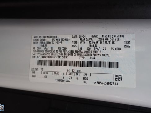 Certified 2024 Ford Transit 250 148 Medium Roof w/ Load Area Protection Package RWD image 33