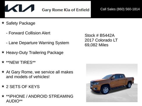 Used 2017 Chevrolet Colorado LT w/ LT Convenience Package RWD image 14