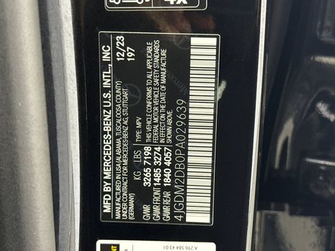 Certified 2023 Mercedes-Benz EQS 450+ SUV image 27