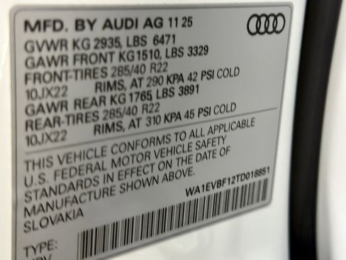 New 2026 Audi Q8 Premium Plus image 25