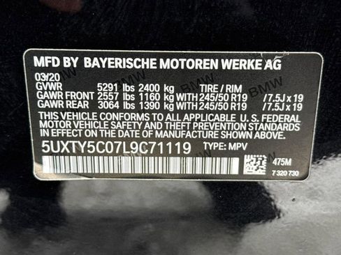 Used 2020 BMW X3 xDrive30i w/ Premium Package image 25