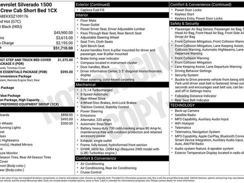 Used 2025 Chevrolet Silverado 1500 Custom RWD image 4