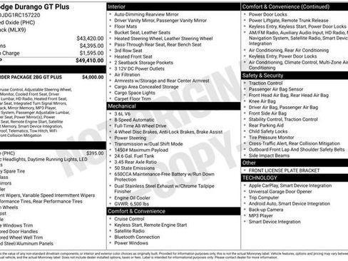 Used 2024 Dodge Durango GT image 1