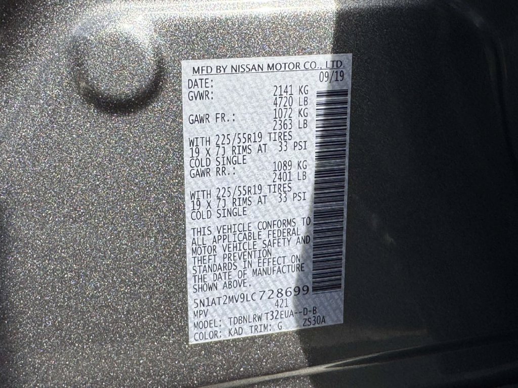 Used 2020 Nissan Rogue SL AWD/4WD image 34