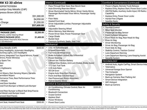 Used 2026 BMW X3 xDrive30i w/ M Sport Package AWD/4WD image 34