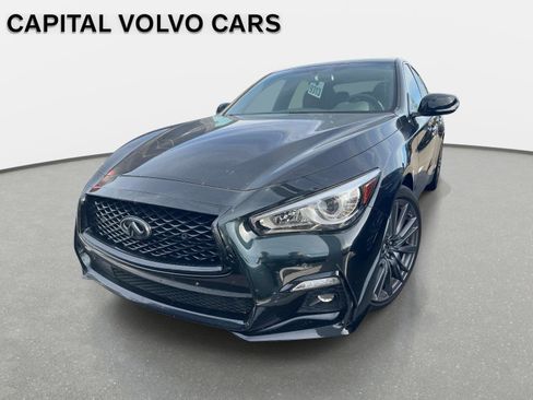Used 2024 INFINITI Q50 Red Sport 400 w/ Black Opal Edition RWD image 1