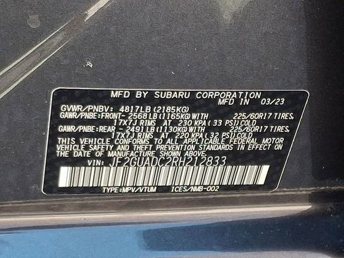 Certified 2024 Subaru Crosstrek 2.0i Premium image 28