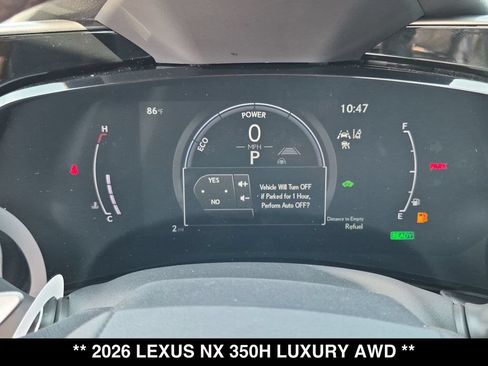 New 2026 Lexus NX 350 AWD w/ Accessory Package (2T) image 10