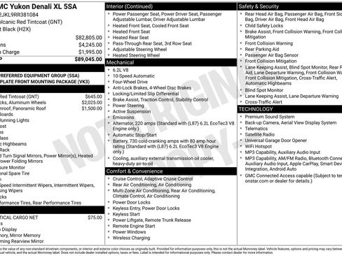 Used 2024 GMC Yukon XL Denali AWD/4WD image 37