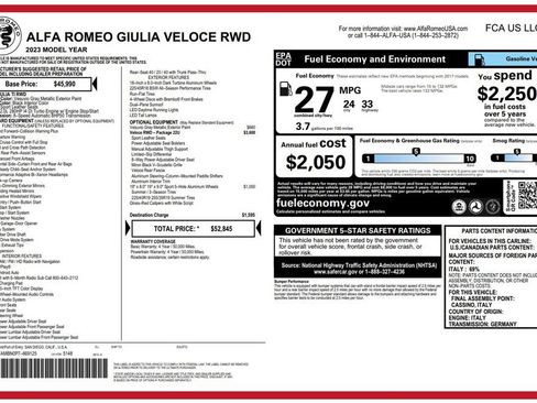 Used 2023 Alfa Romeo Giulia Veloce image 4