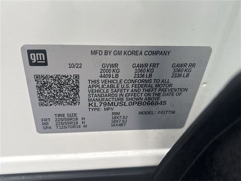 Certified 2023 Chevrolet TrailBlazer RS w/ Sun and Liftgate Package image 33