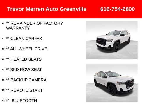 Used 2023 GMC Acadia SLE w/ Driver Convenience Package AWD/4WD image 7