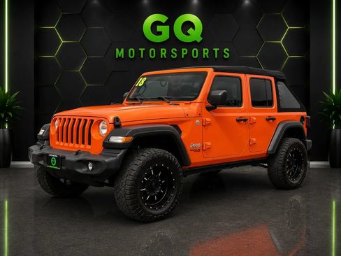Used 2018 Jeep Wrangler Unlimited Sport S AWD/4WD image 3