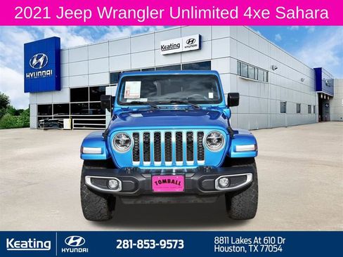 Used 2021 Jeep Wrangler Unlimited Sahara w/ Cold Weather Group image 2