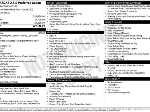 New 2026 MAZDA MAZDA3 2.5 S Preferred image 9