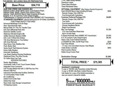 Used 2024 RAM 3500 SLT w/ Quick Order Package 2YG SLT image 11