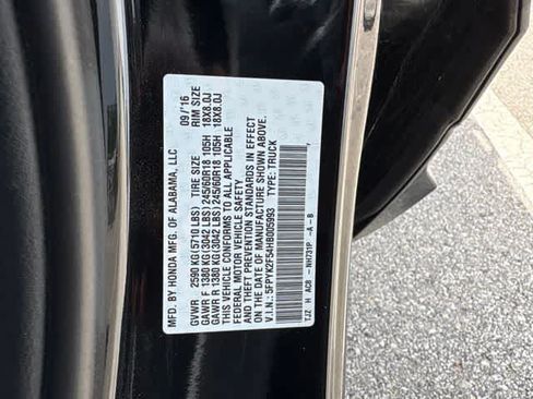 Used 2017 Honda Ridgeline RTL image 25