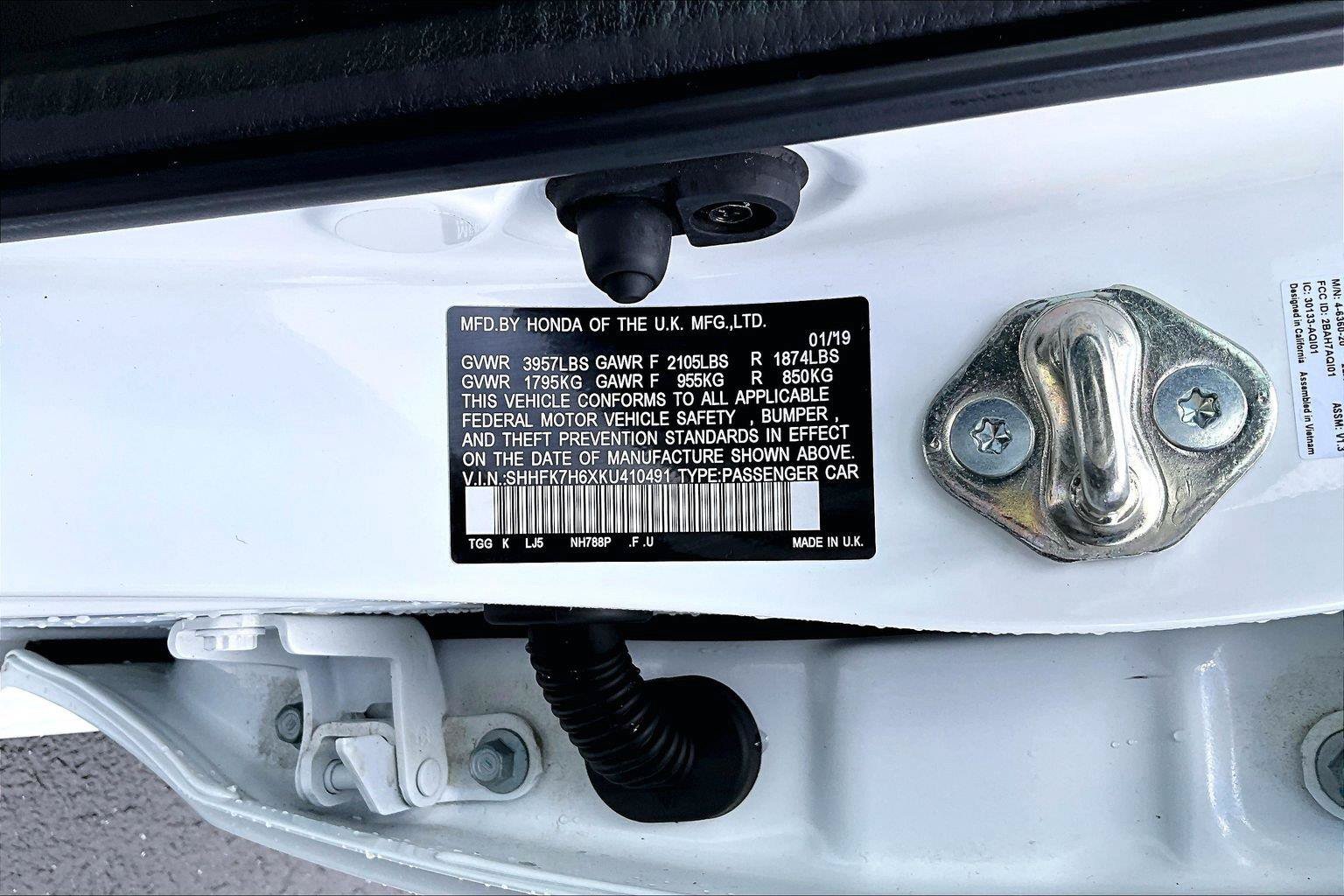 Used 2019 Honda Civic EX image 19
