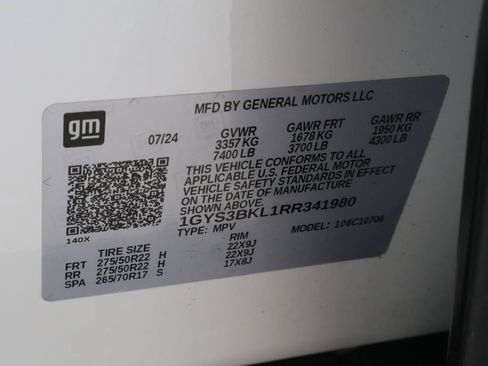 Certified 2024 Cadillac Escalade Premium Luxury RWD image 27