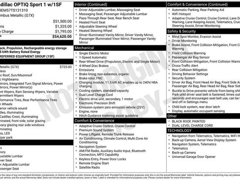 Certified 2026 Cadillac Optiq Sport 1 RWD image 10