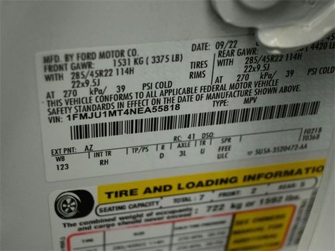 Certified 2022 Ford Expedition Platinum image 38