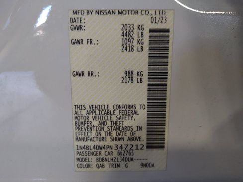 Used 2023 Nissan Altima 2.5 SV AWD/4WD image 33