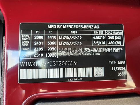 New 2025 Mercedes-Benz Sprinter 2500 image 24