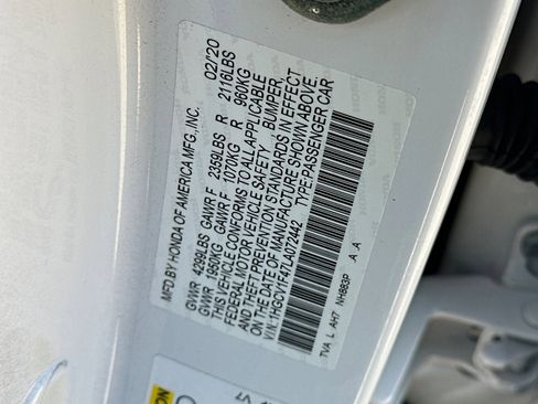 Certified 2020 Honda Accord EX image 21