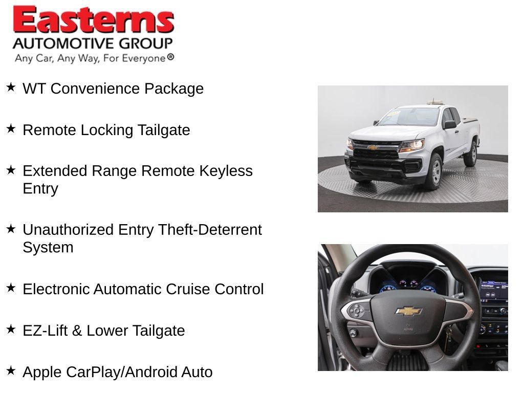 Used 2022 Chevrolet Colorado W/T w/ WT Convenience Package RWD image 13