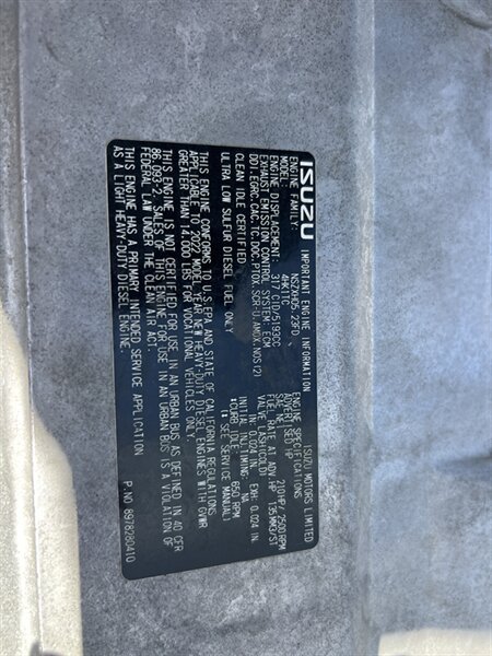 Used 2023 Isuzu NPR RWD image 8