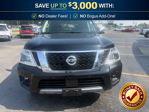 Used 2020 Nissan Armada Platinum w/ Captain's Chairs Package AWD/4WD image 2