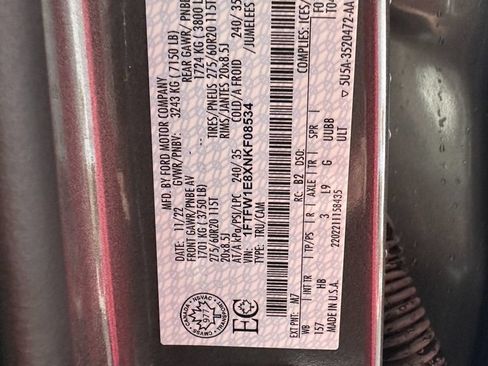 Used 2022 Ford F150 Lariat w/ Equipment Group 502A High AWD/4WD image 41