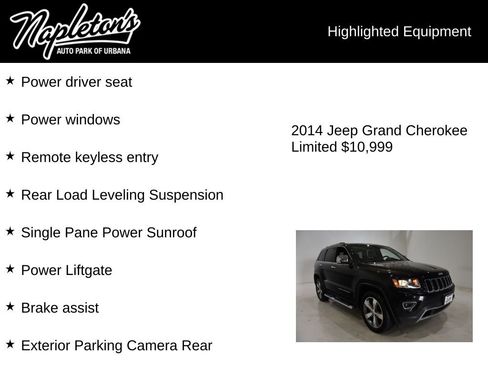 Used 2014 Jeep Grand Cherokee Limited w/ Mopar Chrome Edition Group AWD/4WD image 16