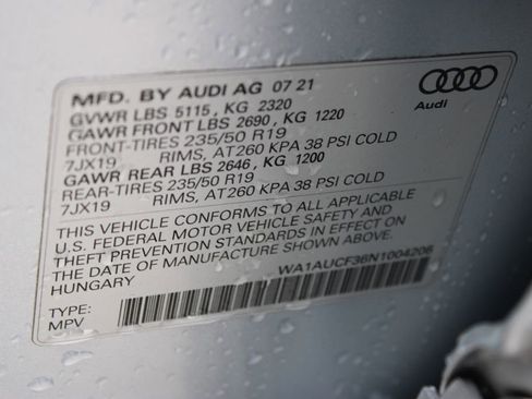 Used 2022 Audi Q3 2.0T Premium w/ Convenience Package image 55