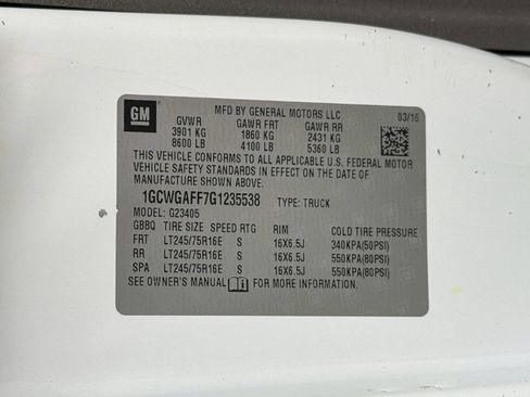 Used 2016 Chevrolet Express 2500 2500 3dr Cargo Van image 21