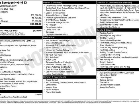 New 2025 Kia Sportage EX w/ EX Premium Package image 4