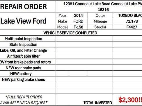 Used 2014 Ford F150 STX w/ Equipment Group 201A Mid image 4