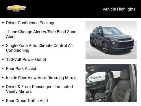 Certified 2023 Chevrolet TrailBlazer RS w/ Convenience Package FWD image 21