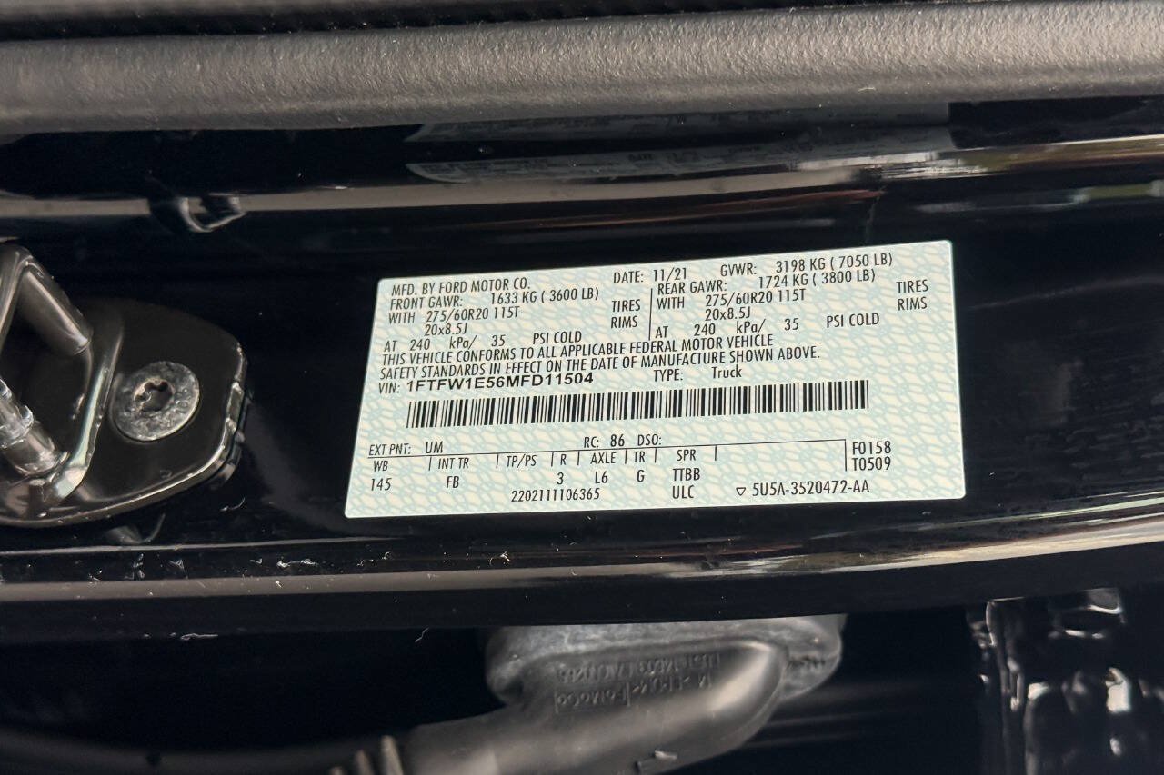 Used 2021 Ford F150 XLT w/ Equipment Group 302A High AWD/4WD image 32