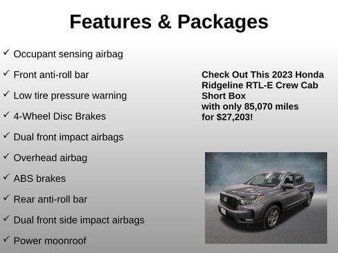 Certified 2023 Honda Ridgeline RTL-E image 16