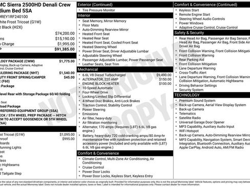 Used 2024 GMC Sierra 2500 Denali w/ Technology Package AWD/4WD image 25