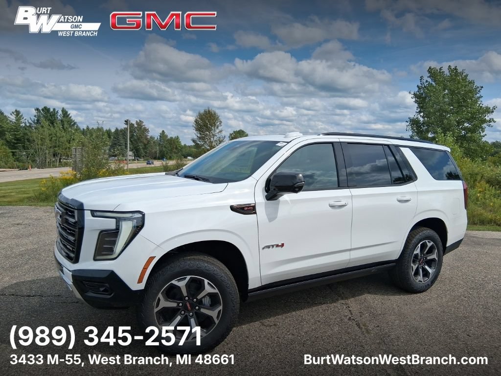 New 2026 GMC Yukon AT4 Ultimate w/ LPO, Floor Liner Package AWD/4WD 360° Tour