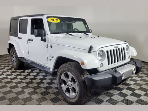 Used 2018 Jeep Wrangler Unlimited Sahara image 1