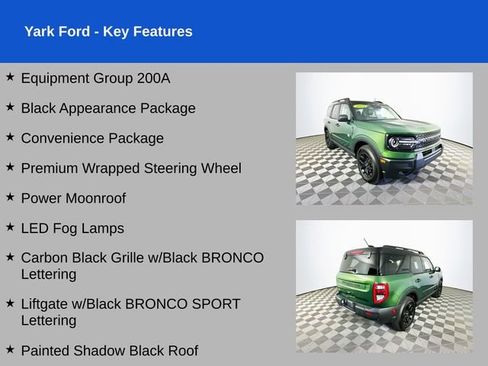 Certified 2025 Ford Bronco Sport Big Bend w/ Convenience Package AWD/4WD image 2