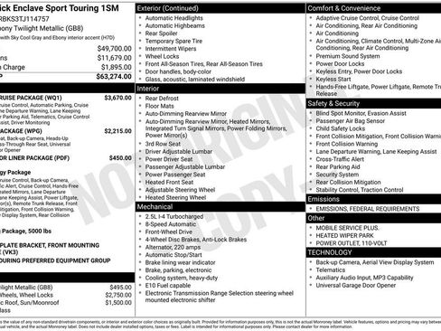New 2026 Buick Enclave Sport Touring w/ Super Cruise Package image 11