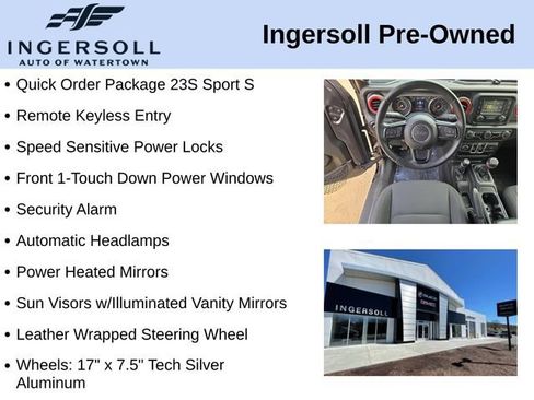 Used 2018 Jeep Wrangler Unlimited Sport S AWD/4WD image 5
