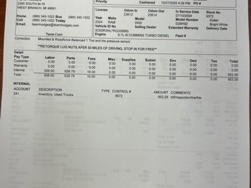 Used 2024 RAM 3500 Big Horn image 3