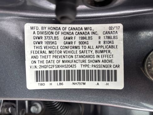 Used 2017 Honda Civic LX image 30